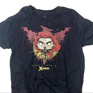 Unisex Funko Pop! Marvel X-Men Dark Phoenix Tee Black size M Medium EUC